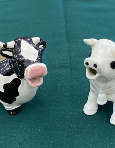 Cow creamer dishes